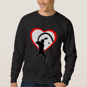 Hurling Heart Sport Love Anti Valentines Day Sweatshirt