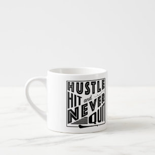 Hurling Hustle Hit & Never Quit, GAA Gaelic Games Espresso Cup