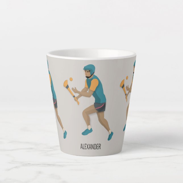Hurling Latte Mug (Front)
