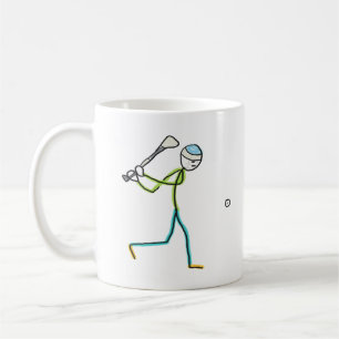 Hurling Stickman Coffee Mug