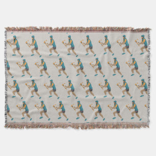 Hurling Throw Blanket