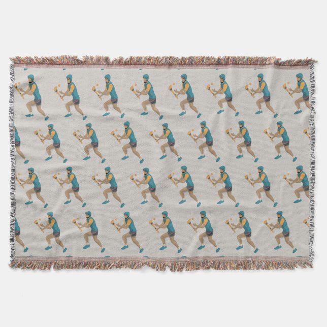 Hurling Throw Blanket (Front)