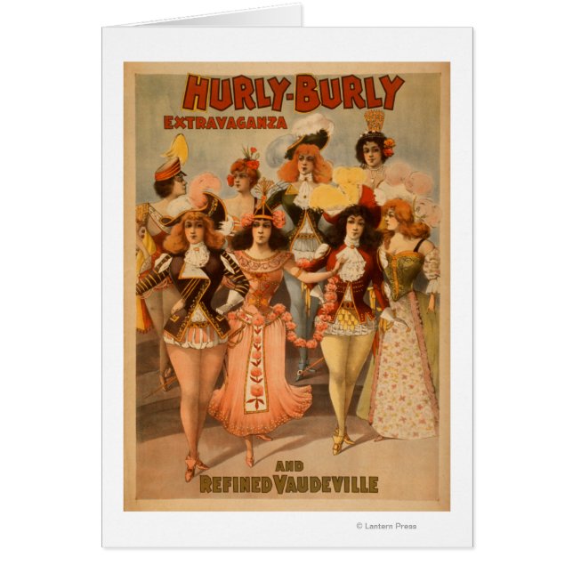 Hurly-Burly Extravaganza Theatre Poster (Front)
