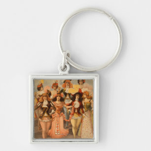 Hurly-Burly Extravaganza Theatre Poster Key Ring