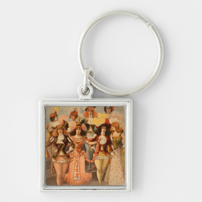 Hurly-Burly Extravaganza Theatre Poster Key Ring (Front)