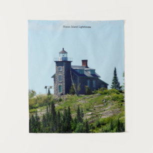 Huron Island Lighthouse tapestry