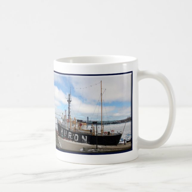 Huron Lightship winter mug (Right)