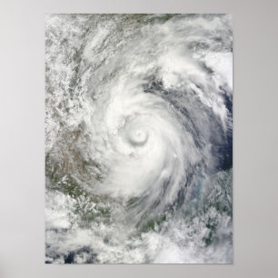 Hurricane Alex over the western Gulf of Mexico Poster