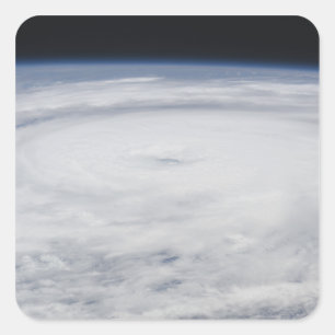 Hurricane Bill in the Atlantic Ocean 2 Square Sticker