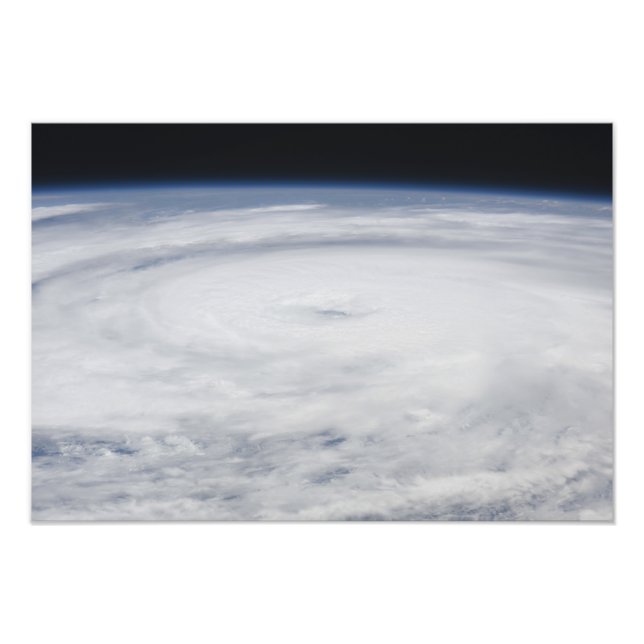 Hurricane Bill in the Atlantic Ocean Photo Print (Front)