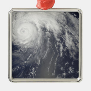 Hurricane Bill off Bermuda Metal Tree Decoration