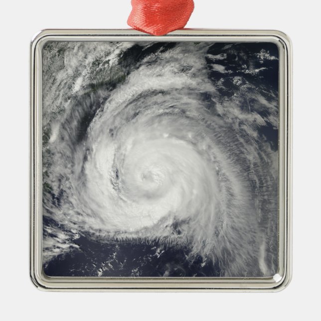 Hurricane Bill off the East Coast Metal Ornament (Front)