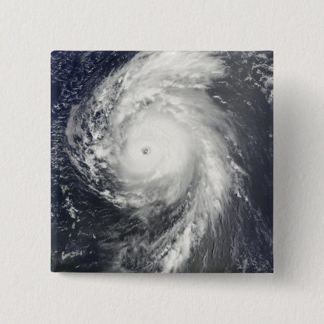 Hurricane Bill off the Lesser Antilles 15 Cm Square Badge (Front)