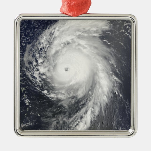Hurricane Bill off the Lesser Antilles Metal Ornament (Front)