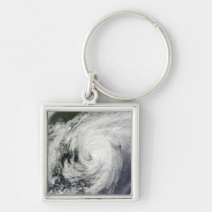 Hurricane Bill over Nova Scotia Key Ring