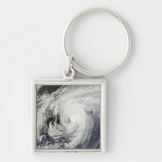 Hurricane Bill over Nova Scotia Key Ring (Front)