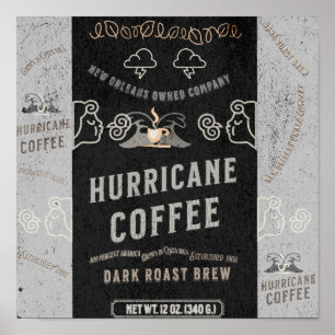 Hurricane Coffee: A New Orleans Blend     Poster