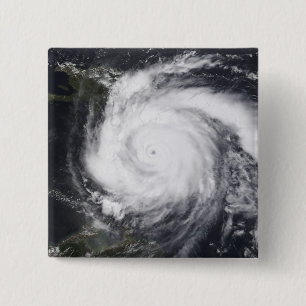 Hurricane Dean in the Atlantic and Carribbean 15 Cm Square Badge
