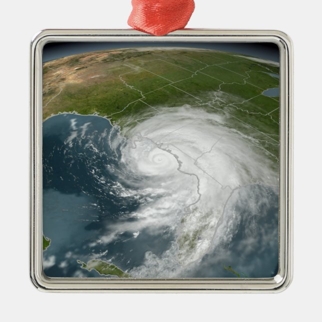 Hurricane Dennis 2 Metal Ornament (Front)