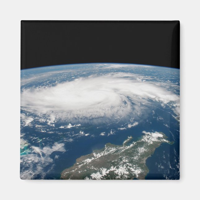 Hurricane Dorian Over The Atlantic Ocean. Magnet (Front)