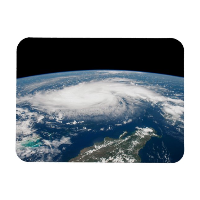 Hurricane Dorian Over The Atlantic Ocean. Magnet (Horizontal)