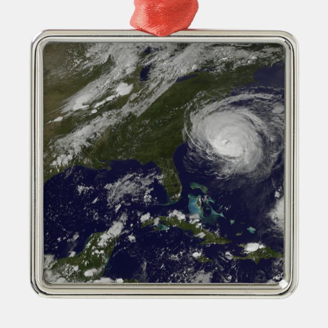 Hurricane Earl 4 Metal Tree Decoration (Front)