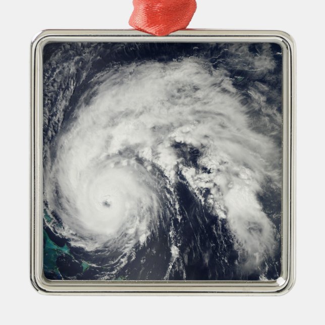 Hurricane Earl 5 Metal Tree Decoration (Front)