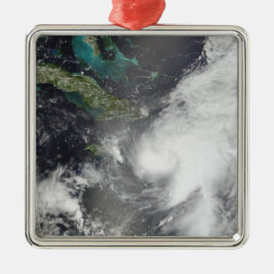 Hurricane Ernesto Metal Ornament