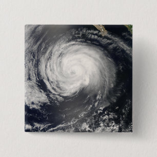 Hurricane Fausto 15 Cm Square Badge