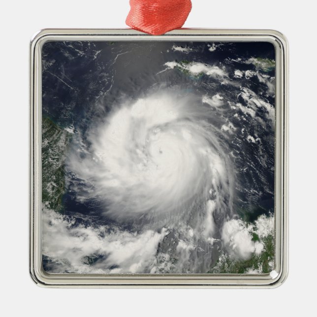 Hurricane Felix Metal Tree Decoration (Front)