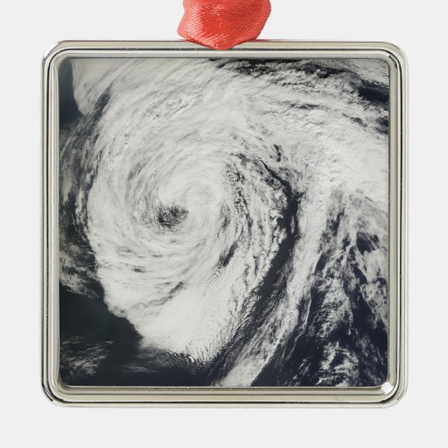 Hurricane Florence Metal Tree Decoration (Front)