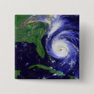 Hurricane Fran 15 Cm Square Badge