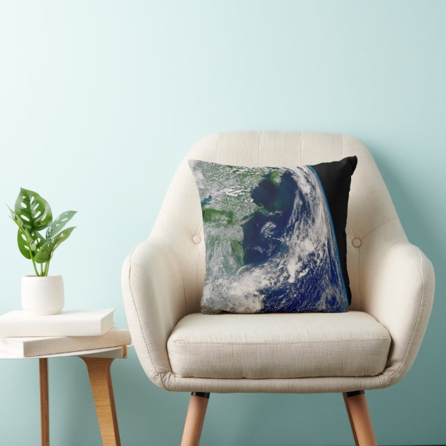 Hurricane Frances On A Partial Earth. Cushion (Chair)