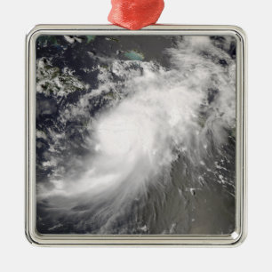 Hurricane Gustav over Hispaniola Metal Ornament