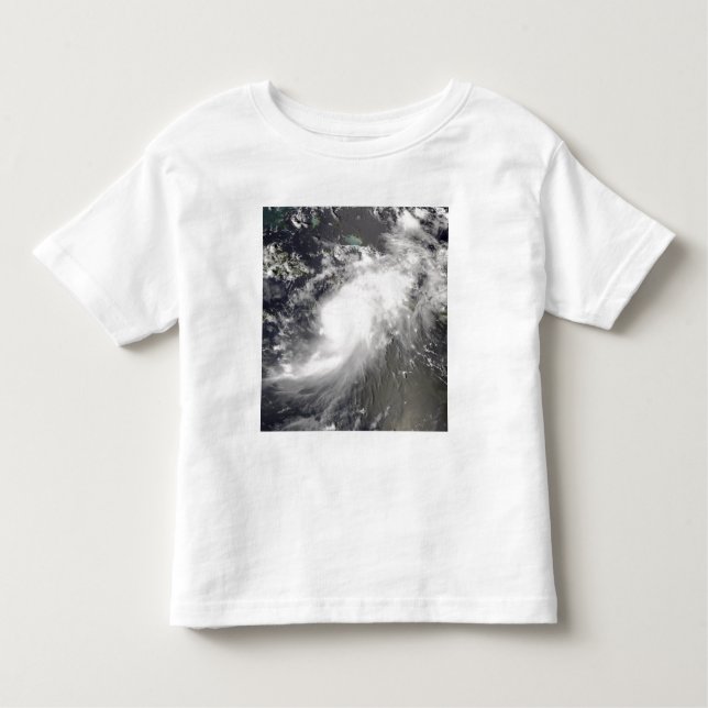 Hurricane Gustav over Hispaniola Toddler T-Shirt (Front)