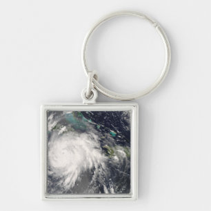Hurricane Gustav over Jamaica 2 Key Ring