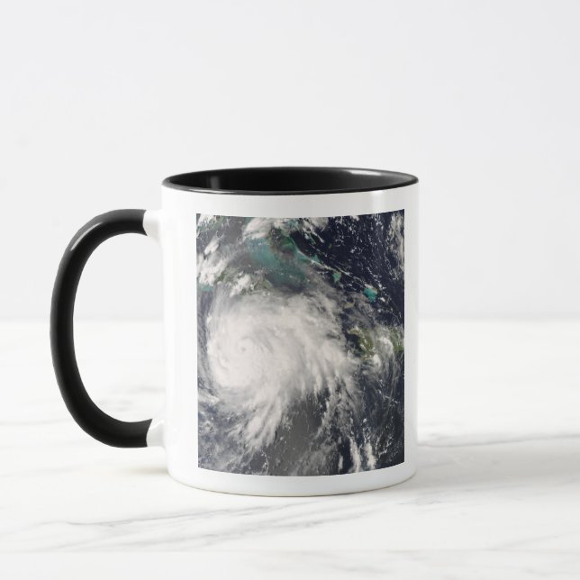 Hurricane Gustav over Jamaica 2 Mug (Left)
