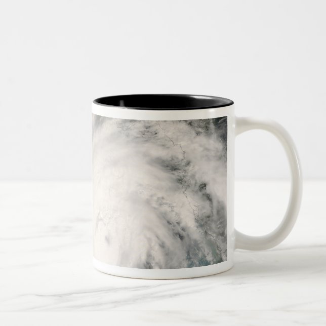 Hurricane Gustav Two-Tone Coffee Mug (Right)