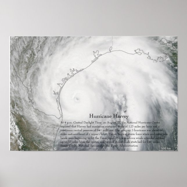 Hurricane Harvey Poster (Front)