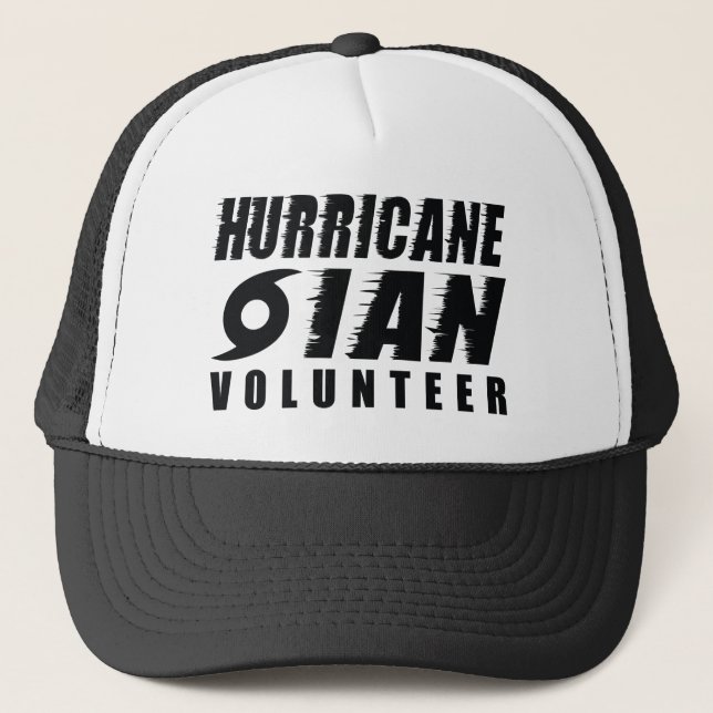 Hurricane Ian Volunteer Trucker Hat (Front)