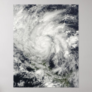 Hurricane Ida over Nicaragua Poster