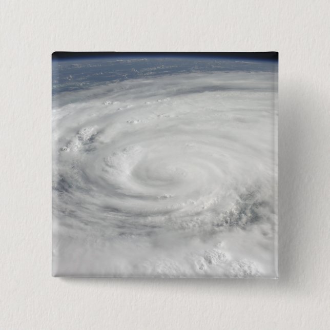 Hurricane Ike 10 15 Cm Square Badge (Front)