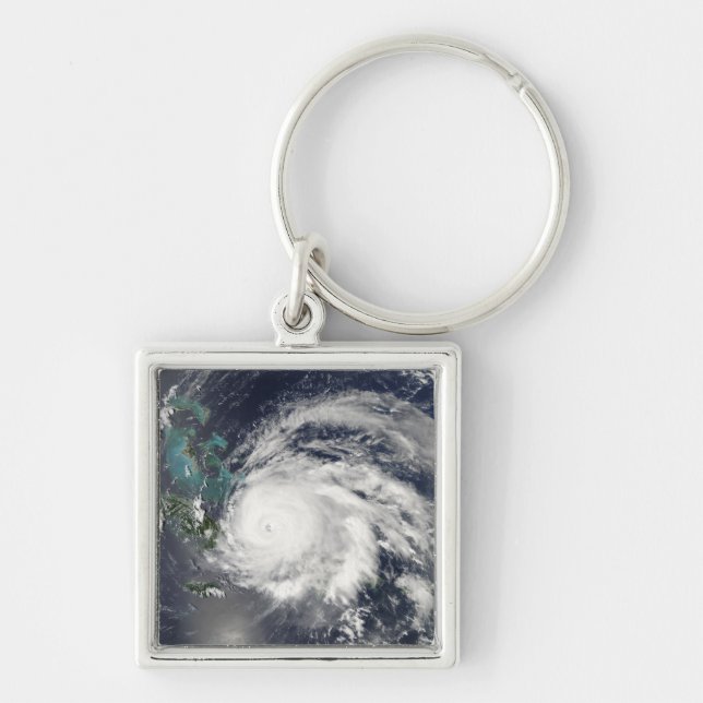 Hurricane Ike over Cuba, Hispaniola Key Ring (Front)