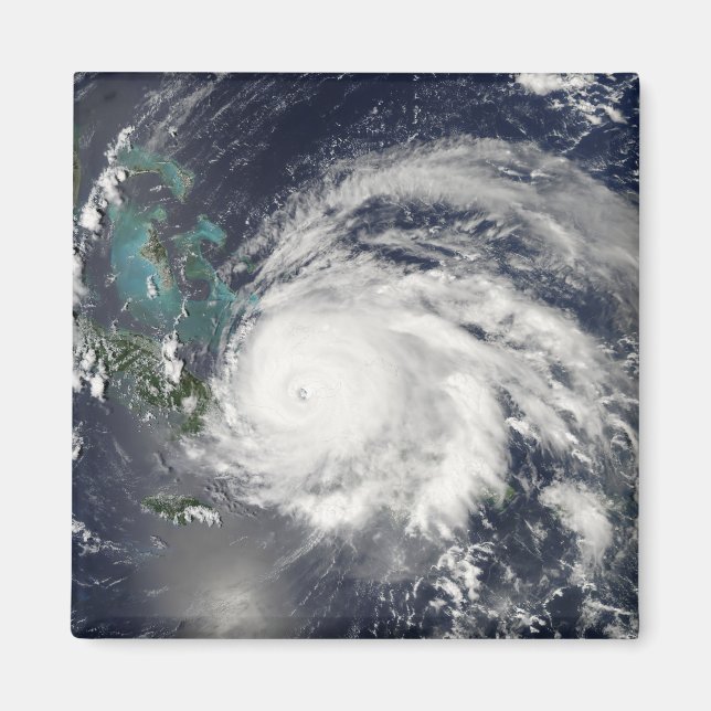 Hurricane Ike over Cuba, Hispaniola Magnet (Front)
