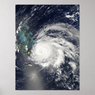 Hurricane Ike over Cuba, Hispaniola Poster