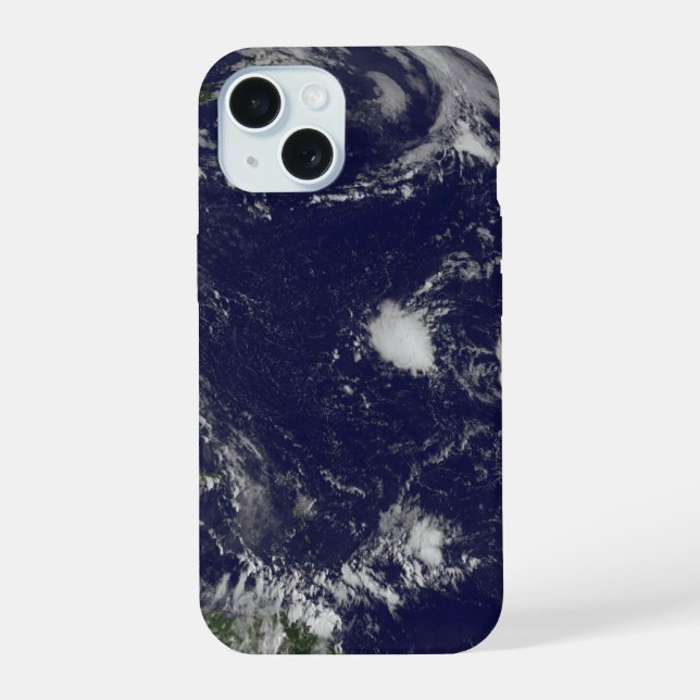 Hurricane Irene Moving Through The Bahamas. iPhone 15 Case (Back)