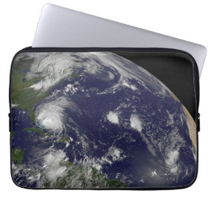Hurricane Irene Moving Through The Bahamas. Laptop Sleeve