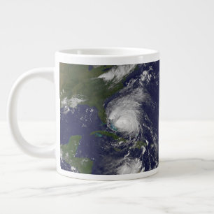 Hurricane Irene Moving Through The Bahamas. Large Coffee Mug