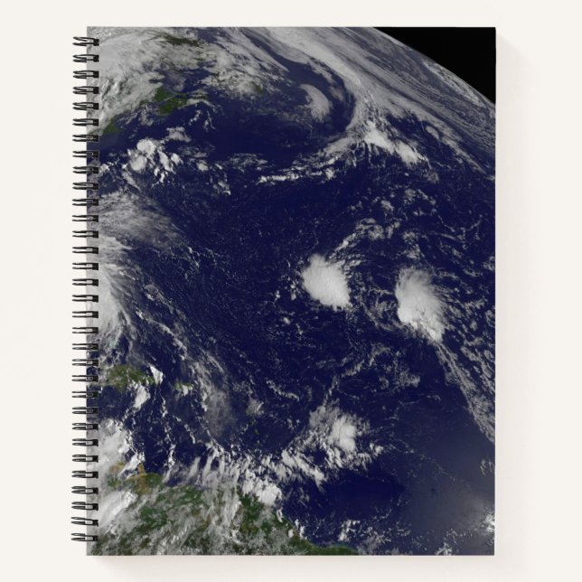 Hurricane Irene Moving Through The Bahamas. Notebook (Front)