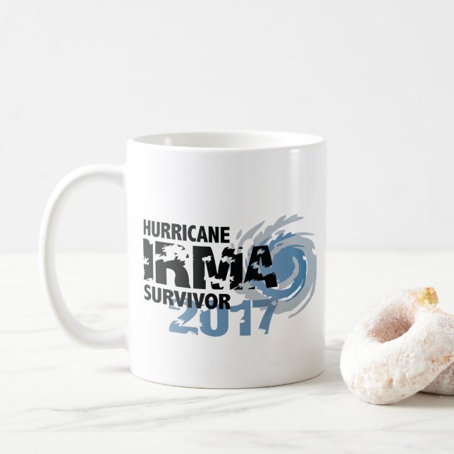 Hurricane Irma Survivor Florida 2017 Mug (With Donut)